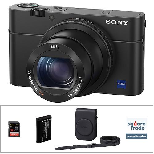 Sony Cyber-Shot DSC-RX100 IV Digital Camera Deluxe Kit, Sony, Cyber-Shot, DSC-RX100, IV, Digital, Camera, Deluxe, Kit,