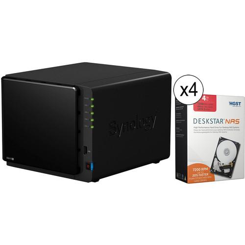 Synology DiskStation DS415  12TB (4 x 3TB) 4-Bay NAS Server Kit, Synology, DiskStation, DS415, 12TB, 4, x, 3TB, 4-Bay, NAS, Server, Kit