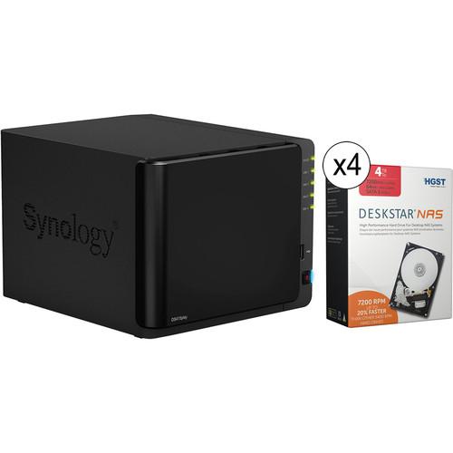 Synology DiskStation DS415play 12TB (4 x 3TB) 4-Bay NAS Server, Synology, DiskStation, DS415play, 12TB, 4, x, 3TB, 4-Bay, NAS, Server