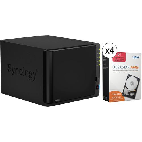 Synology DiskStation DS415play 12TB (4 x 3TB) 4-Bay NAS Server