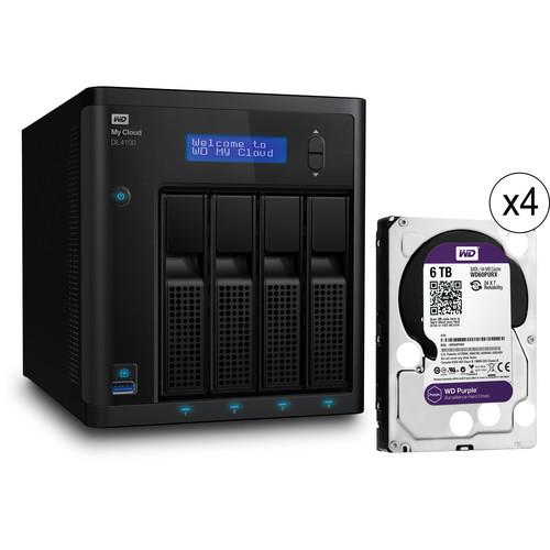 WD My Cloud Business Series DL4100 24TB (4 x 6TB) 4-Bay NAS, WD, My, Cloud, Business, Series, DL4100, 24TB, 4, x, 6TB, 4-Bay, NAS,