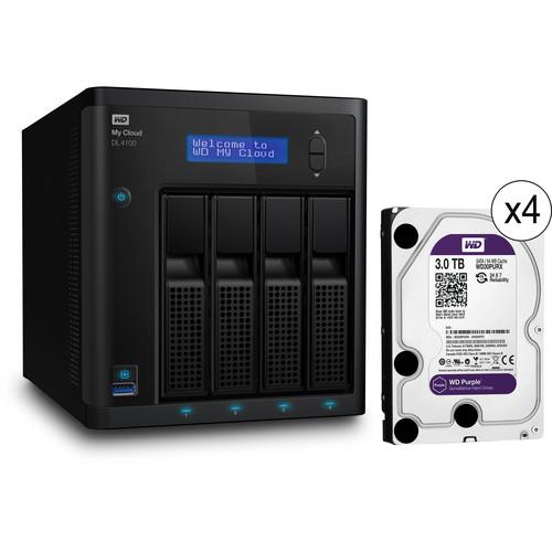 WD My Cloud Business Series DL4100 24TB (4 x 6TB) 4-Bay NAS