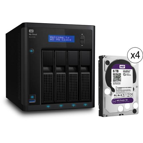 WD My Cloud Business Series DL4100 24TB (4 x 6TB) 4-Bay NAS