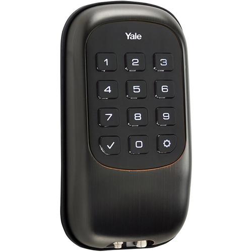 Yale Keyed Push-Button Z-Wave Deadbolt Entry Lock YRD210-ZW-0BP