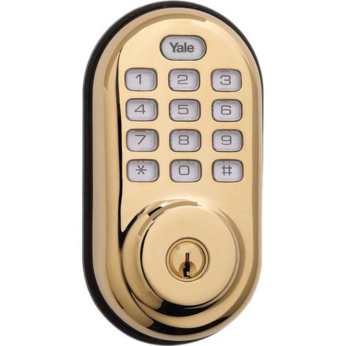 Yale Keyed Push-Button Z-Wave Deadbolt Entry Lock YRD210-ZW-0BP