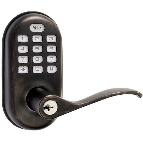 Yale Push-Button Lever Lock with Z-Wave YRL210-ZW-0BP