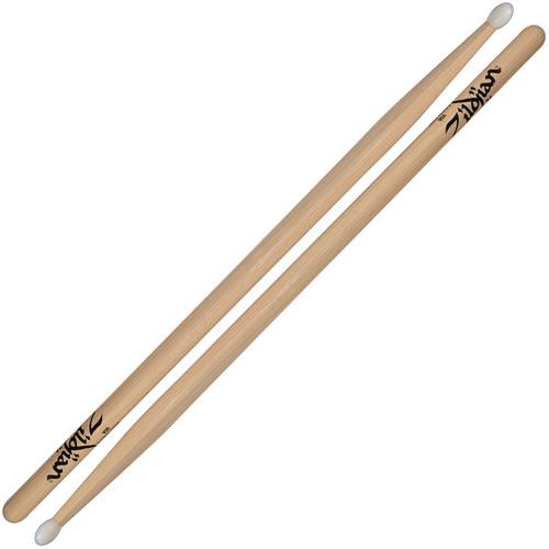 Zildjian 7A Hickory Drumsticks with Round Wood Tips 7AWN-1, Zildjian, 7A, Hickory, Drumsticks, with, Round, Wood, Tips, 7AWN-1,