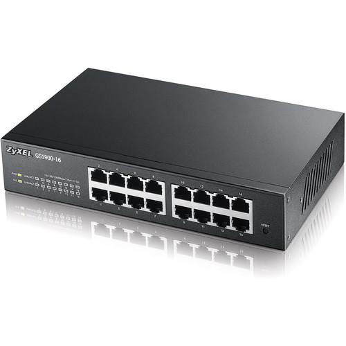 ZyXEL GS1900 Series 24-Port GbE Smart Managed Switch GS1900-24E, ZyXEL, GS1900, Series, 24-Port, GbE, Smart, Managed, Switch, GS1900-24E