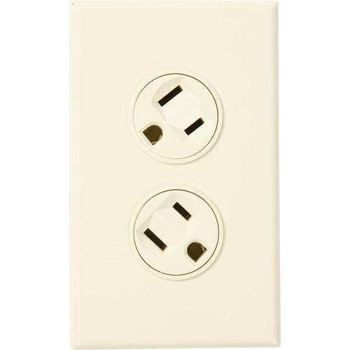 360 Electrical Rotating Duplex Outlet (Ivory) 36011-I, 360, Electrical, Rotating, Duplex, Outlet, Ivory, 36011-I,