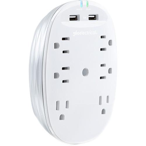 360 Electrical Studio2.4 6-Outlet Surge Protector 360303, 360, Electrical, Studio2.4, 6-Outlet, Surge, Protector, 360303,