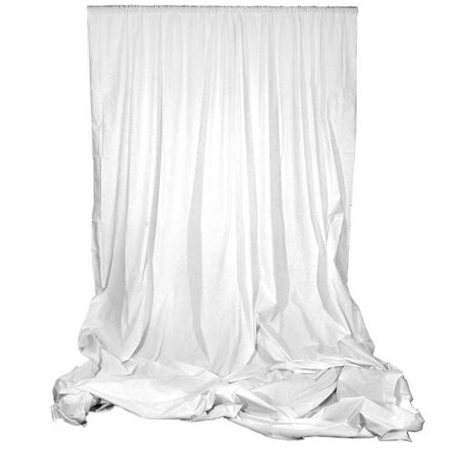 Angler Muslin Background (White, 10 x 24') 2543-W-1024