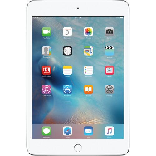 Apple 128GB iPad mini 4 (Wi-Fi   4G LTE, Silver) MK8E2LL/A, Apple, 128GB, iPad, mini, 4, Wi-Fi, , 4G, LTE, Silver, MK8E2LL/A,