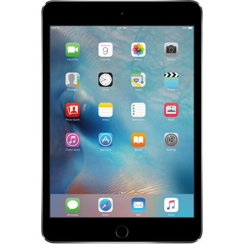 Apple 16GB iPad mini 4 (Wi-Fi   4G LTE, Space Gray) MK862LL/A, Apple, 16GB, iPad, mini, 4, Wi-Fi, , 4G, LTE, Space, Gray, MK862LL/A