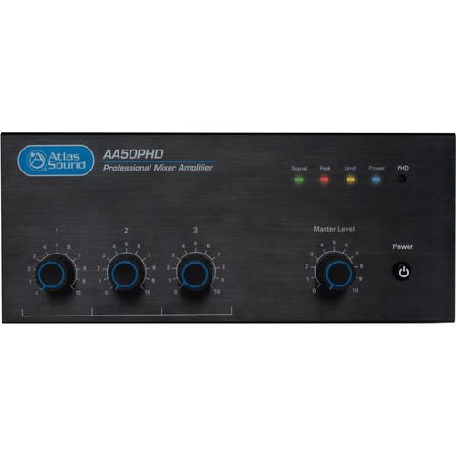 Atlas Sound Atlas Sound AA50PHD 4-Input 50W BGM Mixer AA50PHD, Atlas, Sound, Atlas, Sound, AA50PHD, 4-Input, 50W, BGM, Mixer, AA50PHD