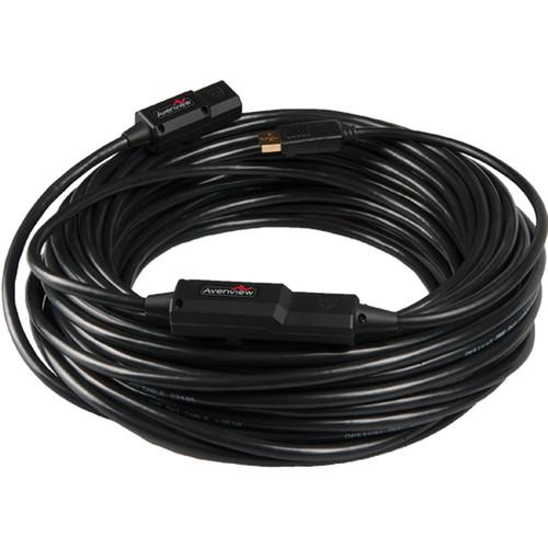 Avenview 4K DisplayPort Extender Over Fiber Optic FO-DP4K-25-MM