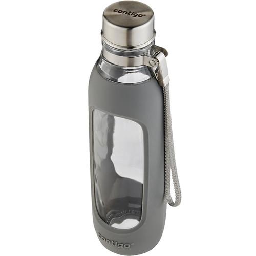 Contigo 20oz Purity Glass Water Bottle (Smoke) 70506, Contigo, 20oz, Purity, Glass, Water, Bottle, Smoke, 70506,