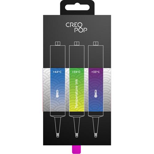 CreoPop Temperature Sensitive Ink 3-Pack (Green) SKU012