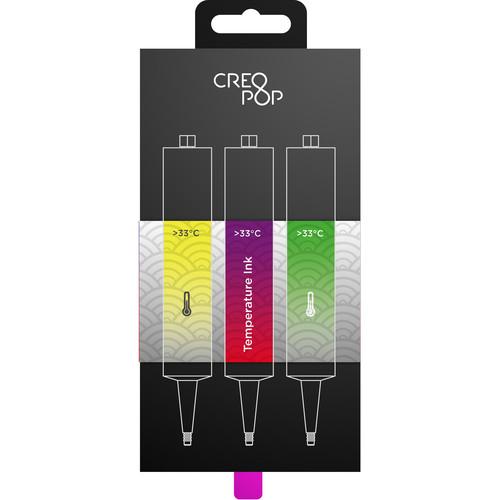 CreoPop Temperature Sensitive Ink 3-Pack (Green) SKU012