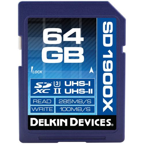 Delkin Devices 128GB UHS-II SDXC Memory Card (U3) DDSD19001H