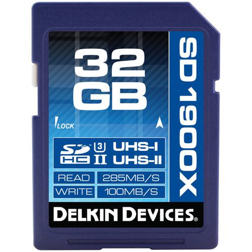 Delkin Devices 32GB UHS-II SDHC Memory Card (U3) DDSD190032GB