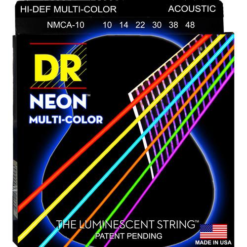 DR Strings NEON Hi-Def Green Coated Electric Guitar NGE-10