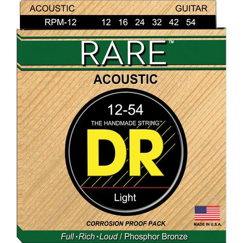 DR Strings Rare Phosphor Bronze Acoustic Guitar Strings RPM-12