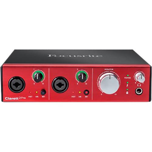 Focusrite Clarett 2Pre - Thunderbolt Interface CLARETT-2PRE, Focusrite, Clarett, 2Pre, Thunderbolt, Interface, CLARETT-2PRE,