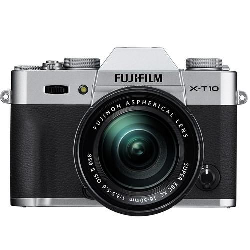 Fujifilm X-T10 Mirrorless Digital Camera with 16-50mm Lens