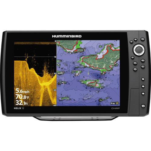 Humminbird Helix 12 SI CHIRP GPS KVD Fishfinder 410030-1KVD
