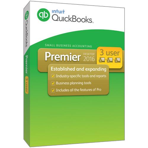Intuit QuickBooks Premier 2016 (2-Users, Download) 427758, Intuit, QuickBooks, Premier, 2016, 2-Users, Download, 427758,
