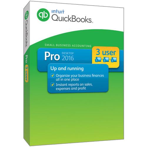 Intuit QuickBooks Pro 2016 (3-Users, Download) 426436, Intuit, QuickBooks, Pro, 2016, 3-Users, Download, 426436,