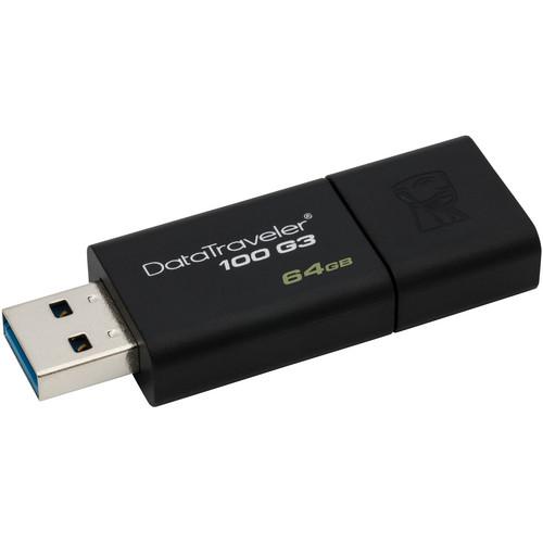 Kingston 128GB Data Traveler 100 G3 USB 3.0 Flash DT100G3/128GB, Kingston, 128GB, Data, Traveler, 100, G3, USB, 3.0, Flash, DT100G3/128GB