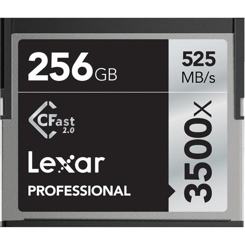 Lexar 128GB Professional 3500x CFast 2.0 Memory LC128CRBNA3500, Lexar, 128GB, Professional, 3500x, CFast, 2.0, Memory, LC128CRBNA3500