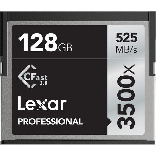 Lexar 256GB Professional 3500x CFast 2.0 Memory LC256CRBNA3500