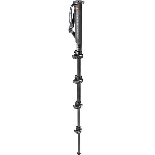 Manfrotto XPRO Over 5-Section Carbon Fiber Monopod MMXPROC5US, Manfrotto, XPRO, Over, 5-Section, Carbon, Fiber, Monopod, MMXPROC5US