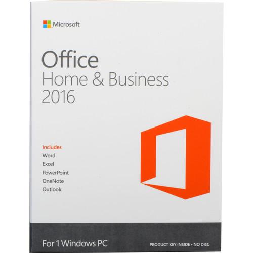 Microsoft Office Home & Business 2016 for Windows T5D-02323, Microsoft, Office, Home, &, Business, 2016, Windows, T5D-02323