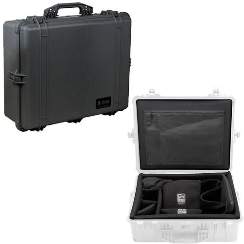Pelican 1600 Case with Foam and Black Divider Set Orange