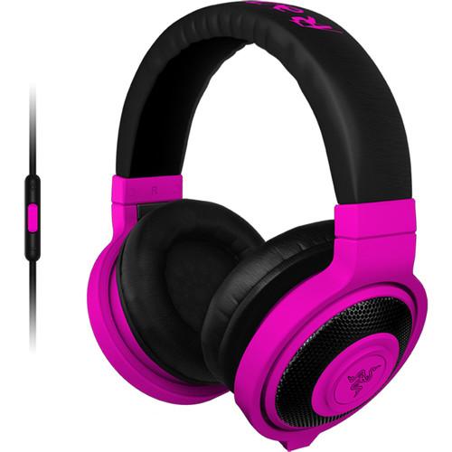 Razer Kraken Mobile Headphones (Neon Purple) RZ04-01400500-R3U1, Razer, Kraken, Mobile, Headphones, Neon, Purple, RZ04-01400500-R3U1