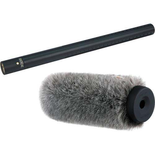 Rode NTG3 RF-Bias Shotgun Microphone and Auray Fur Windshield