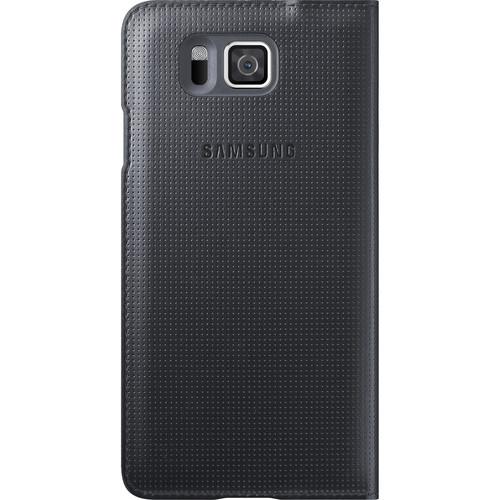 Samsung S-View Flip Cover for Galaxy Alpha (Black)