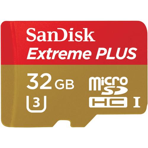 SanDisk 32GB Extreme UHS-I microSDHC Memory SDSQXNE-032G-GN6MA, SanDisk, 32GB, Extreme, UHS-I, microSDHC, Memory, SDSQXNE-032G-GN6MA