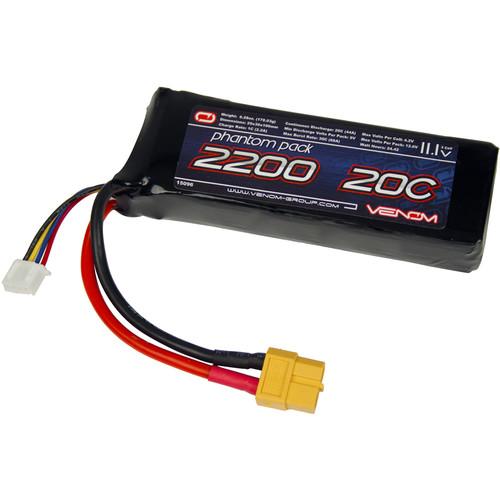 Venom Group 2100mAh LiPo Battery with Universal Plug System 1577, Venom, Group, 2100mAh, LiPo, Battery, with, Universal, Plug, System, 1577