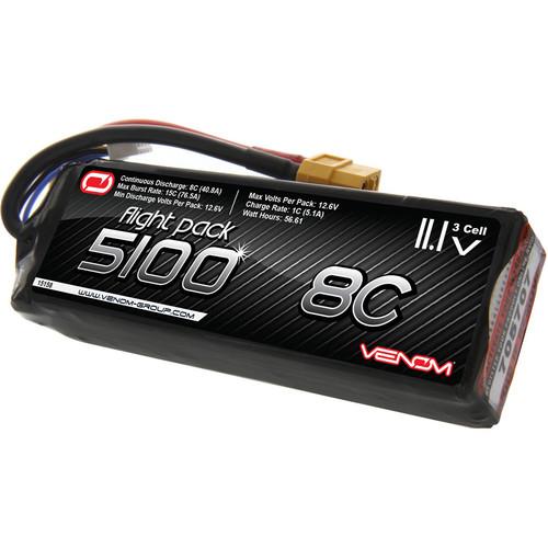 Venom Group 4000mAh LiPo Battery with Universal Plug System 1580, Venom, Group, 4000mAh, LiPo, Battery, with, Universal, Plug, System, 1580