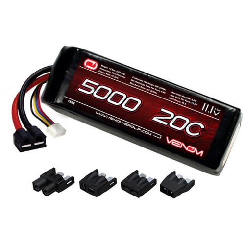 Venom Group 4000mAh LiPo Battery with Universal Plug System 1580, Venom, Group, 4000mAh, LiPo, Battery, with, Universal, Plug, System, 1580