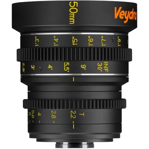 Veydra 50mm T2.2 Mini Prime Lens (C-Mount, Feet) V1-50T22CMOUNTI