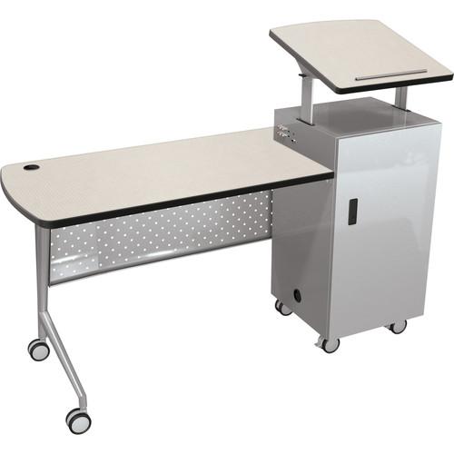 Balt  Trend Podium Desk (Pewter Mesh) 58229-4878