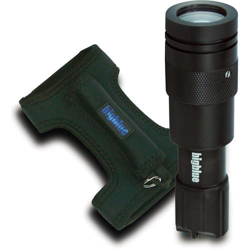 Bigblue Black CF450 LED Dive Light with Neoprene CF450GPLBK