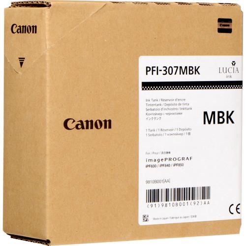 Canon PFI-707MBK Matte Black Ink Cartridge (700 ml) 9820B001AA, Canon, PFI-707MBK, Matte, Black, Ink, Cartridge, 700, ml, 9820B001AA