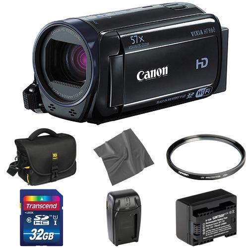 Canon  Vixia HFR60 HD Camcorder Deluxe Kit, Canon, Vixia, HFR60, HD, Camcorder, Deluxe, Kit, Video
