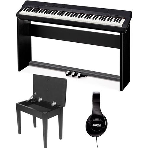 Casio PX-160 Privia 88-Key Digital Piano with Stand, Bench